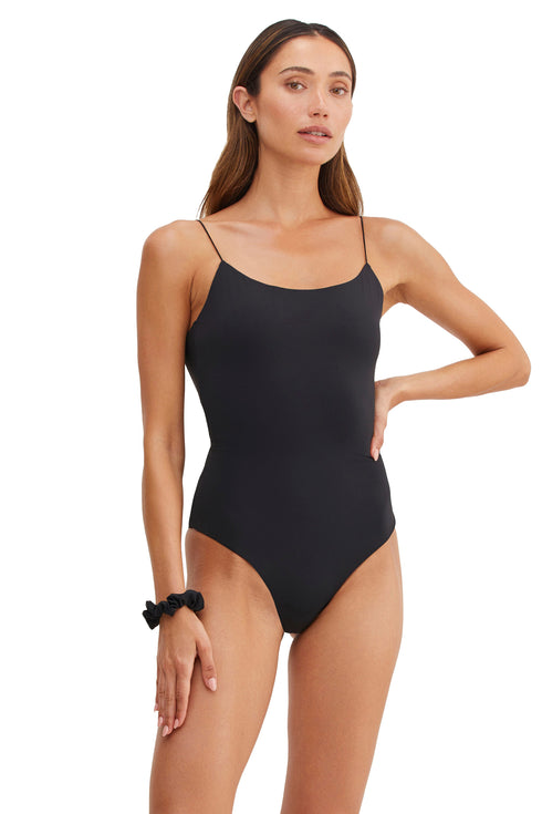 Gottex Au Naturel Timeless Chic Cloe Square Neck One Piece